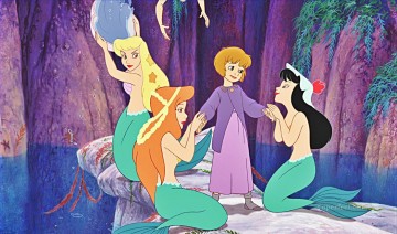 Para niños Painting - Walt Disney Screencaps Las sirenas Peter Pan Jane Darling Personajes de Walt Disney dibujos animados para niños